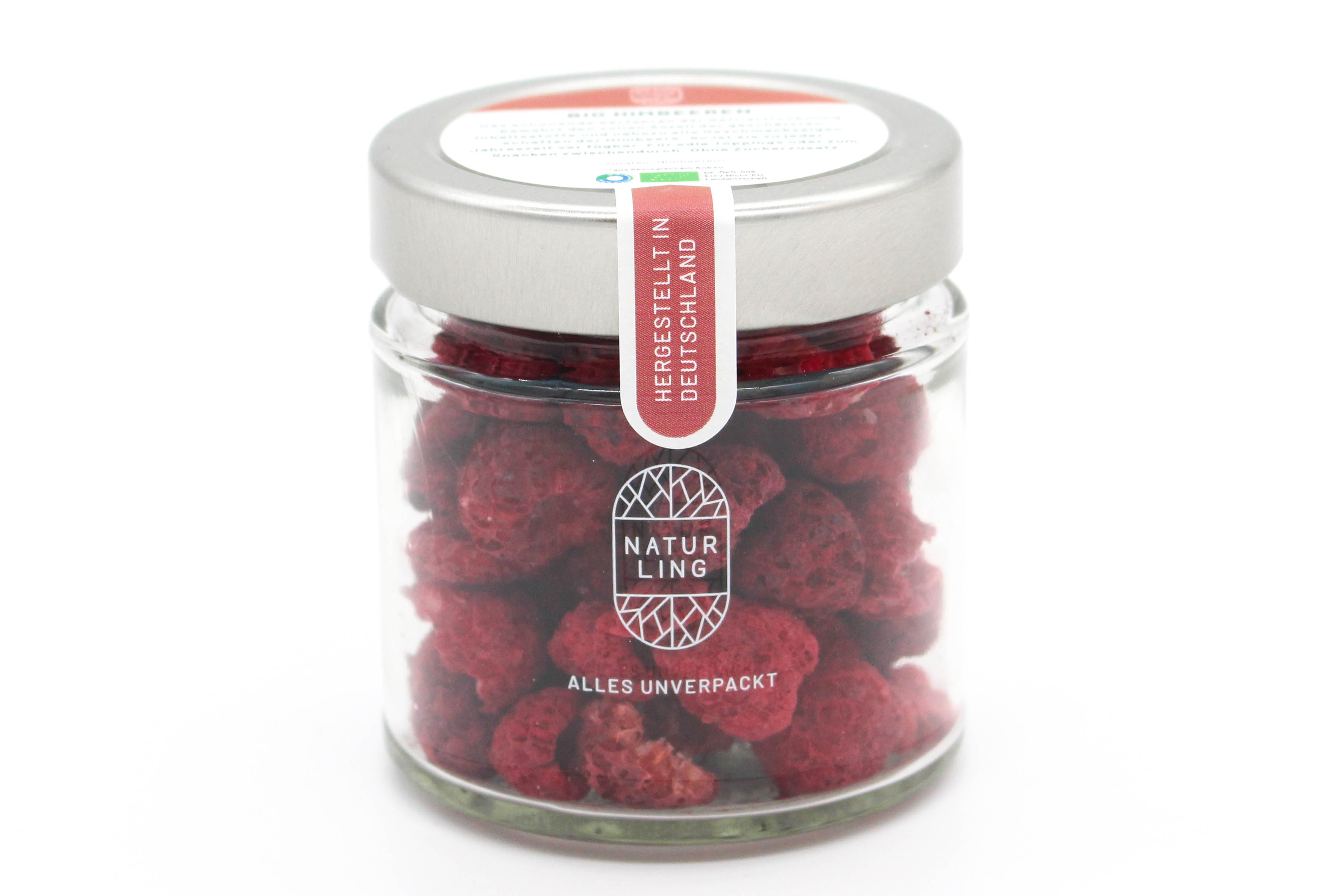 Bio Himbeeren gefriergetrocknet