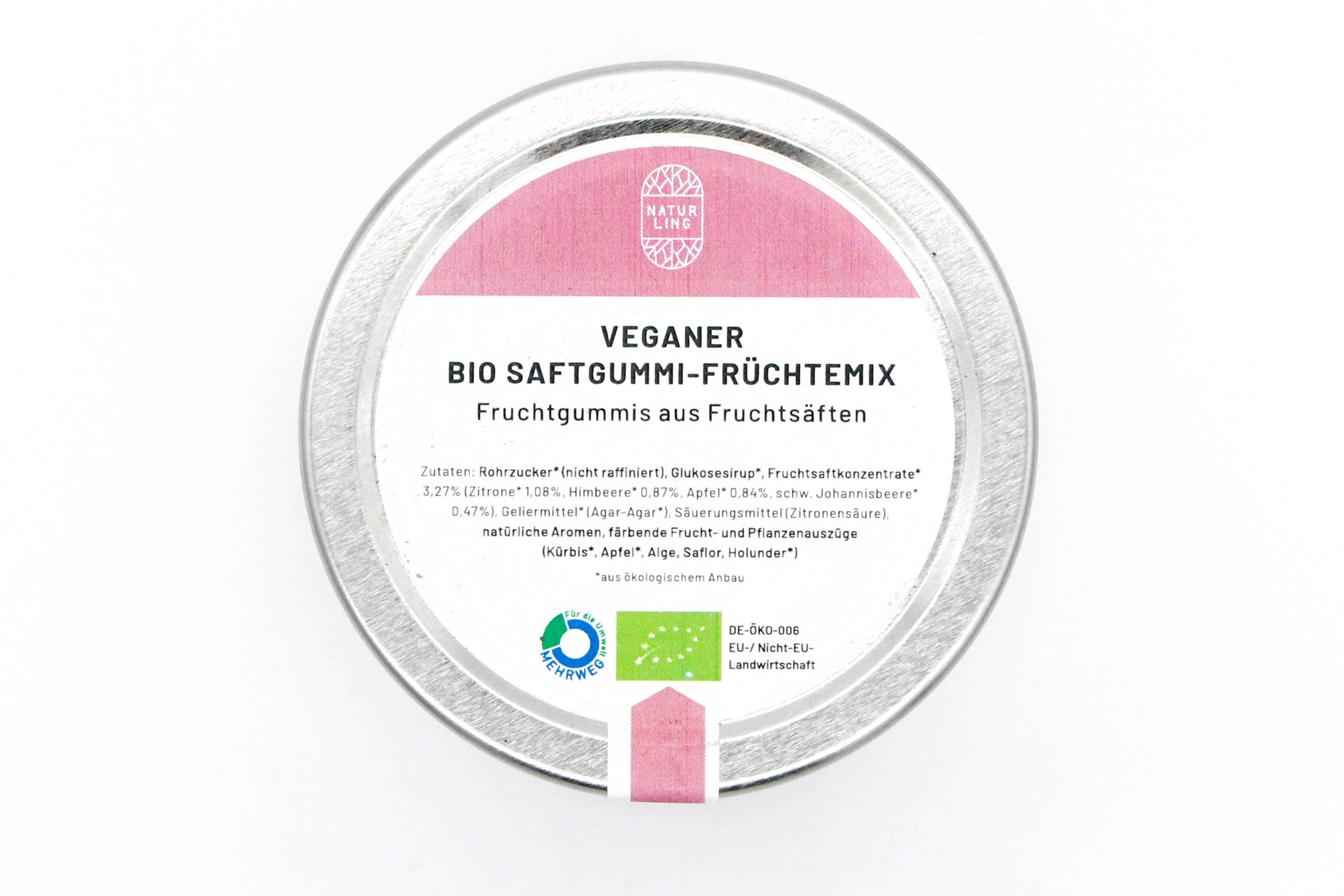 Veganer BIO Saftgummi-Früchtemix