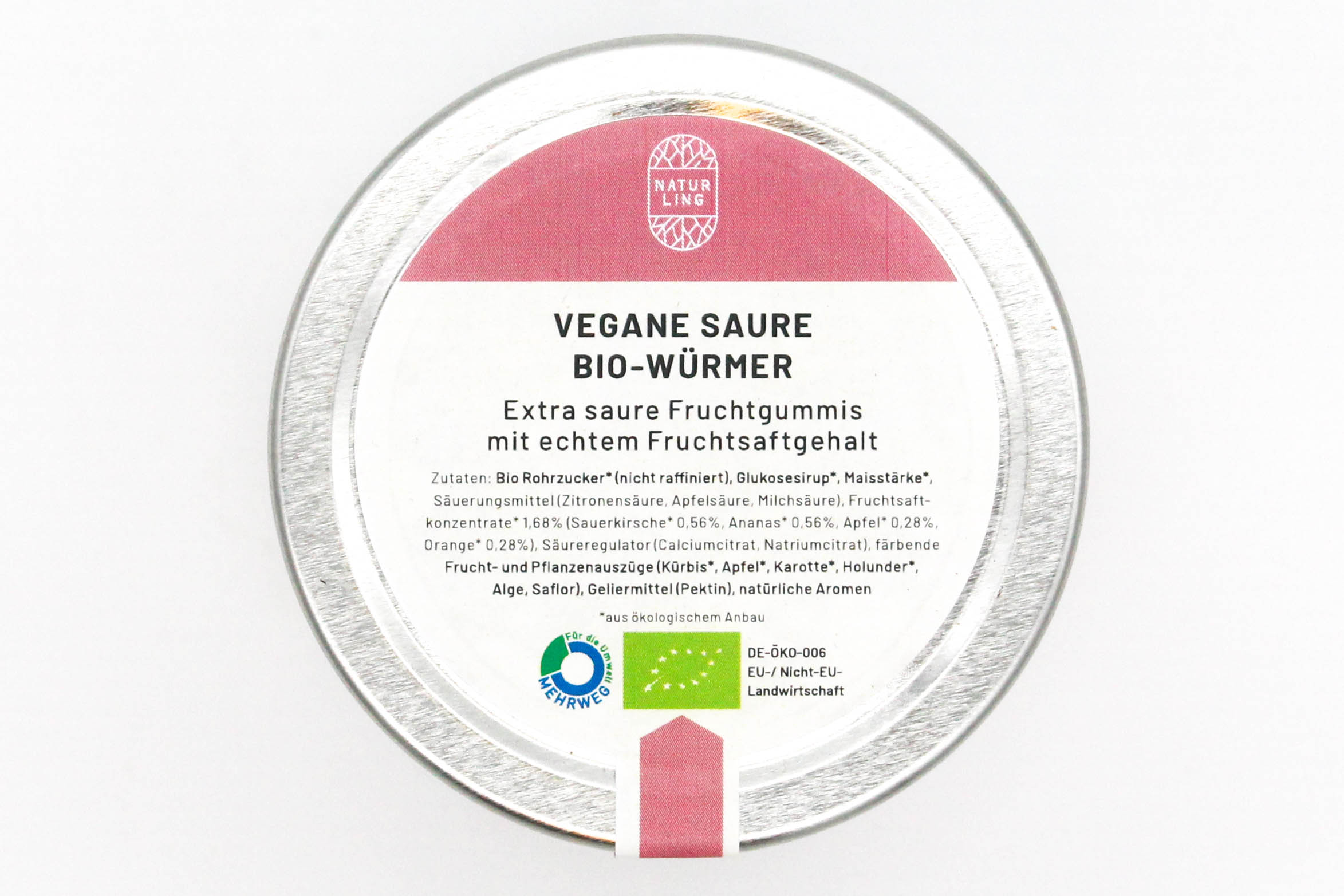 Vegane saure BIO Würmer