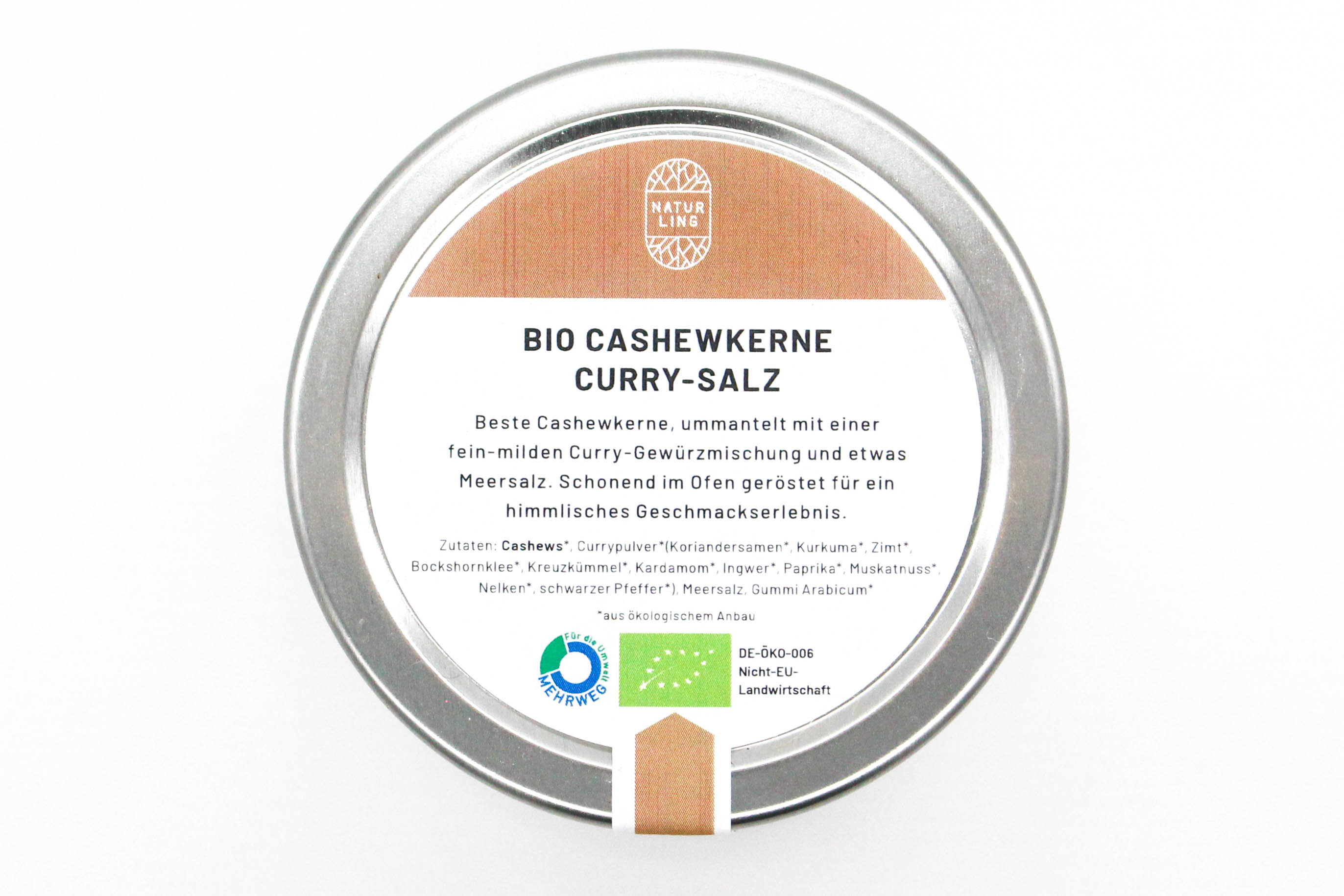 Bio Cashewkerne Curry-Salz