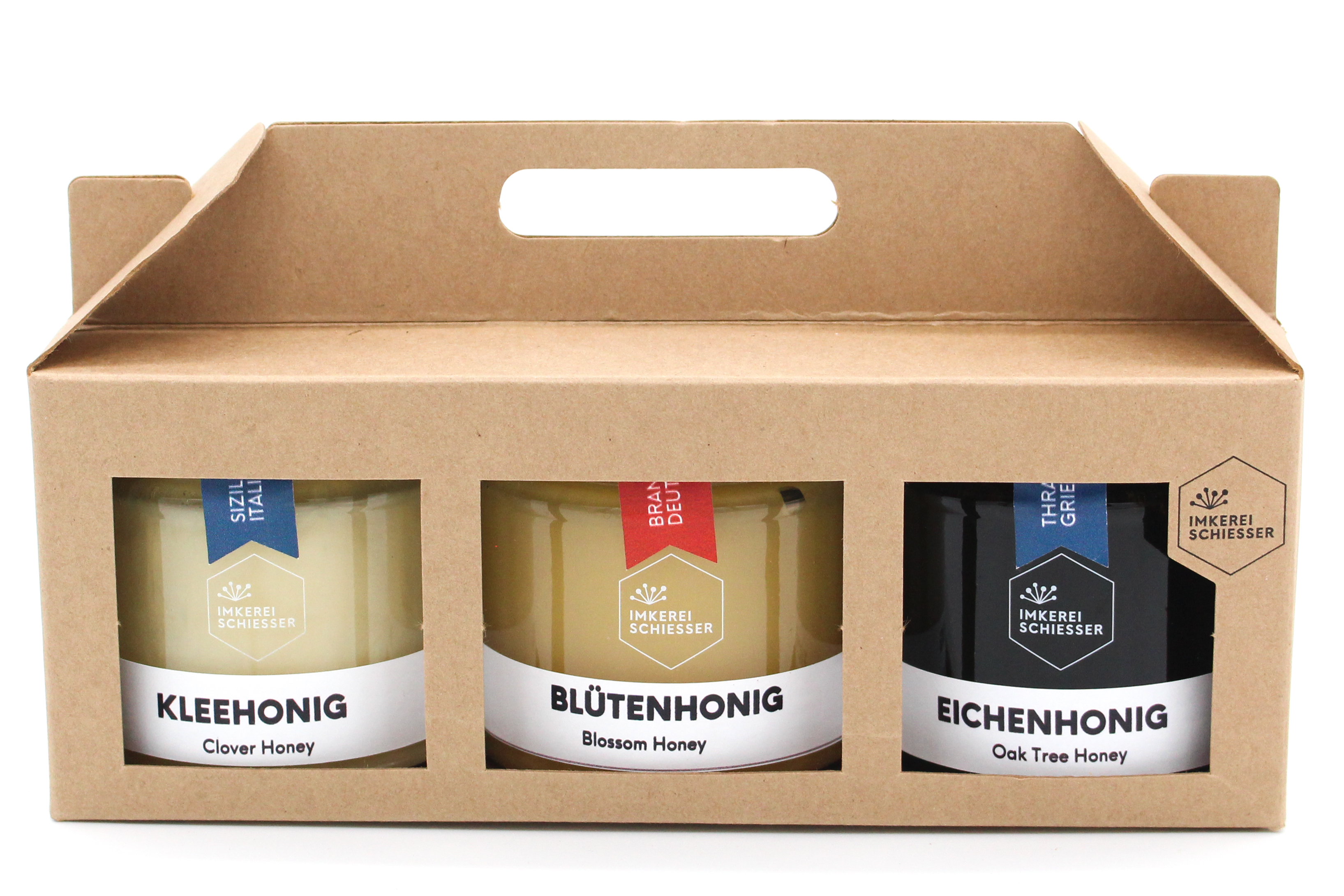 3x250g Honig-Geschenkset